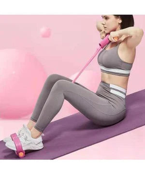 4-Tube Pedal Resistance Band | حزام مقاومة بدواسات بأربعة أنابيب