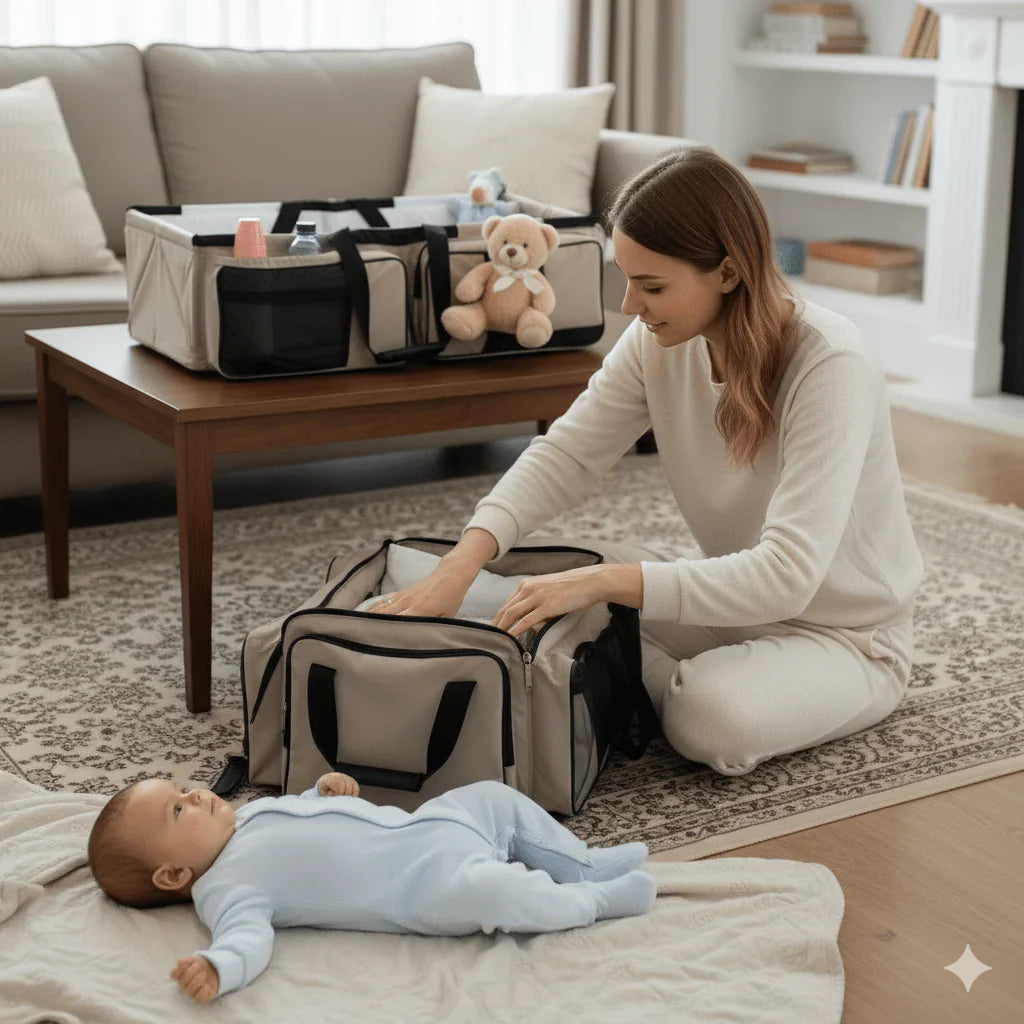 Baby Bed & Bag | سرير وشنطة للأطفال