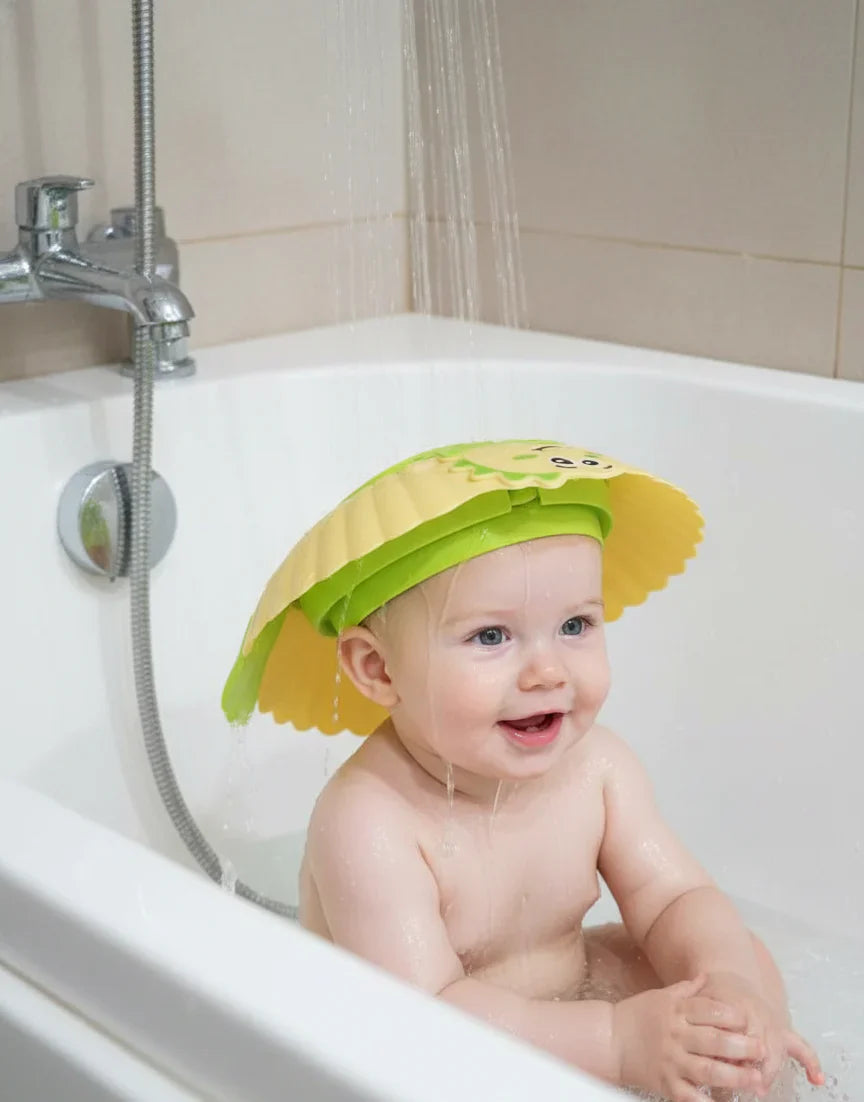 Kidilo – Adjustable Baby Shower Cap | قبعة استحمام قابلة للتعديل للأطفال من كيديلو